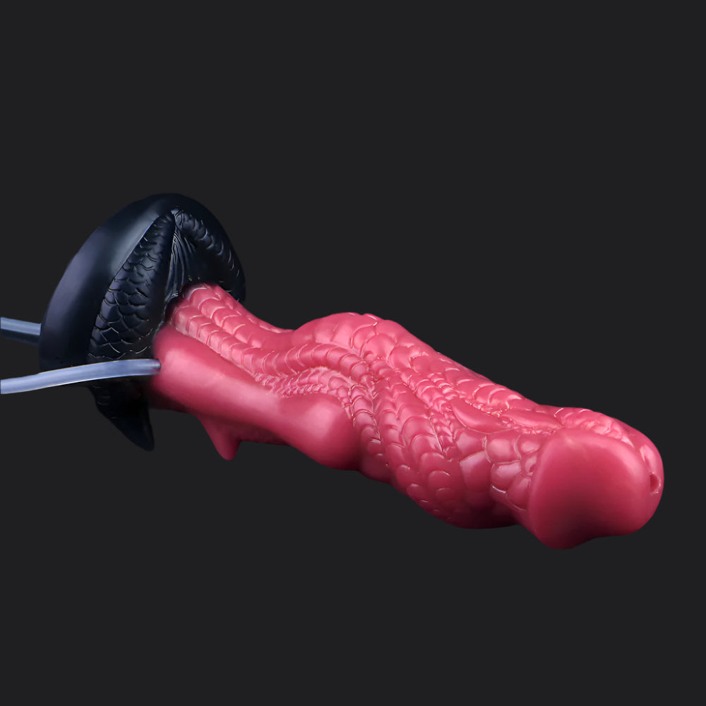 Shadowflame Ejaculating Inflatable Dildo - Maleficent