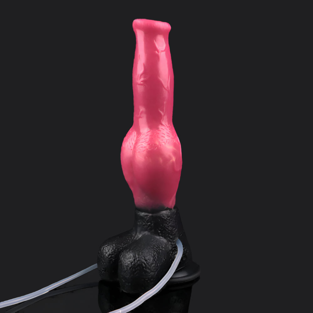 Shadowflame Ejaculating Inflatable Dildo - Orthrus