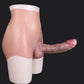 Flesh Pink Dildo Pants - 7inch - 52cm High Waist