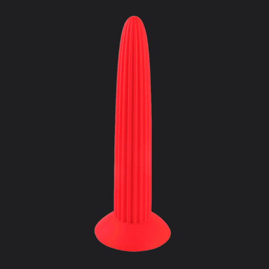 Watermelon Red Lined Dildo Plug