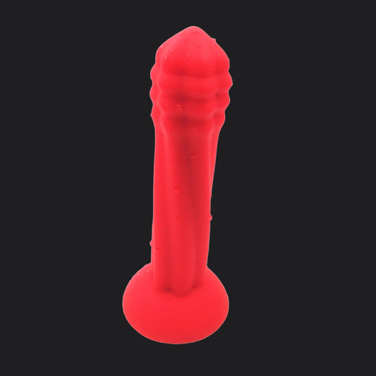 Watermelon Red Drill Dildo Plug