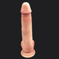 Realistic Uncut Dildo W/Sliding Foreskin