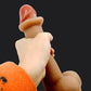 Realistic Uncut Dildo W/Sliding Foreskin