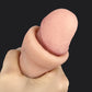 Realistic Uncut Dildo W/Sliding Foreskin