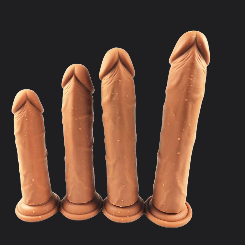 Flesh Brown Real Feel Dildo