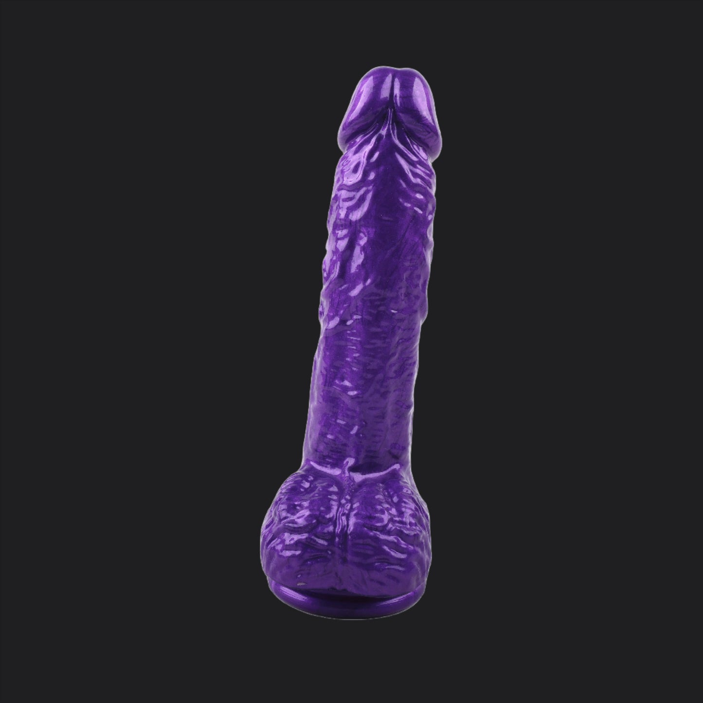 Glitter Purple 7inch Realistic Dildo