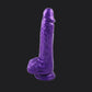 Glitter Purple 7inch Realistic Dildo