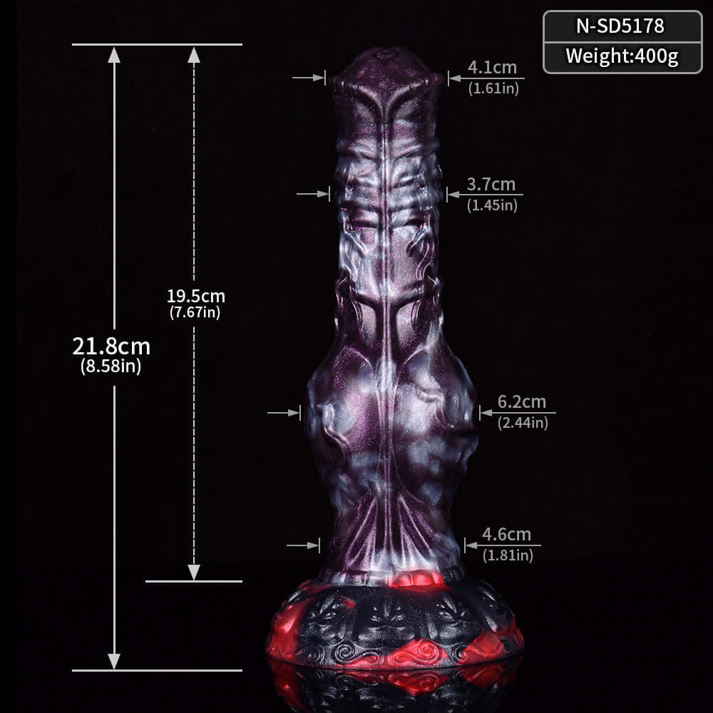 Dark Ice Monster Dildo - Chiron - Dragon Dildo UK
