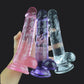 Pink Jelly Dildo W/Balls