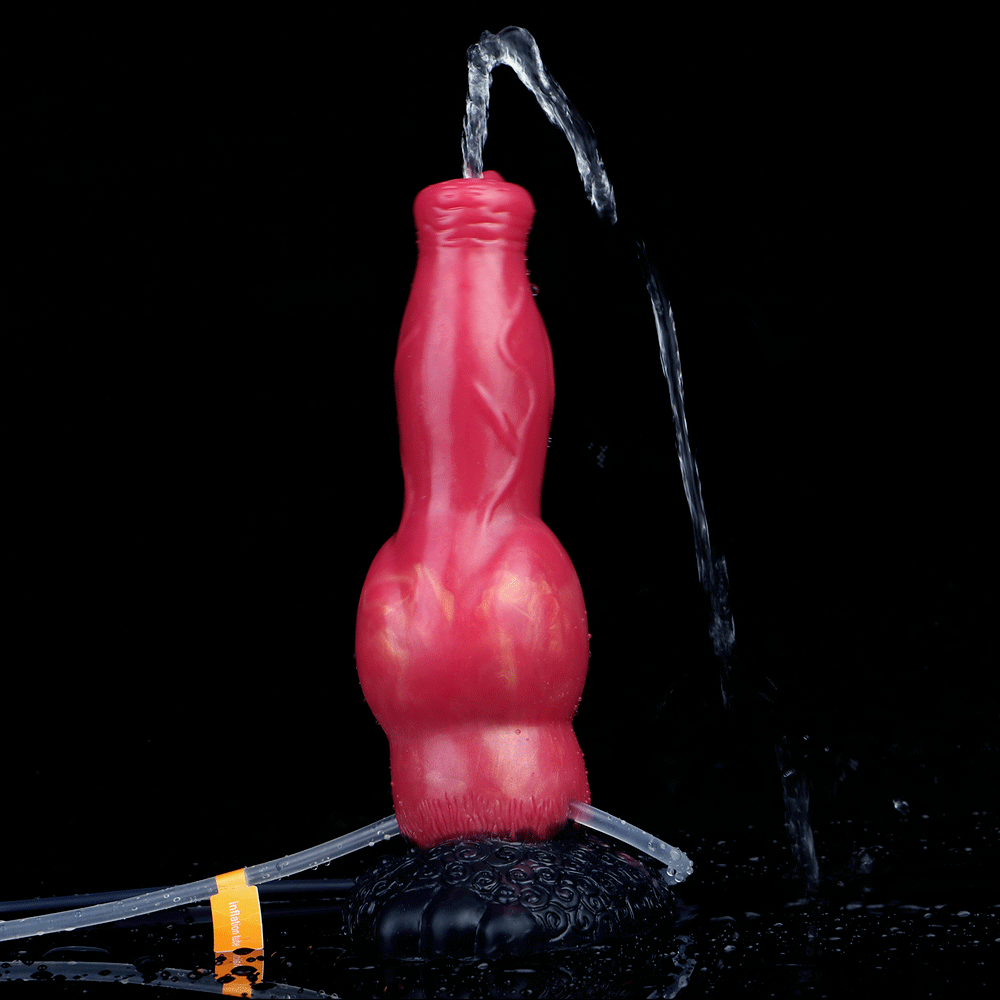 Shadowflame Ejaculating Inflatable Dildo - Retriever