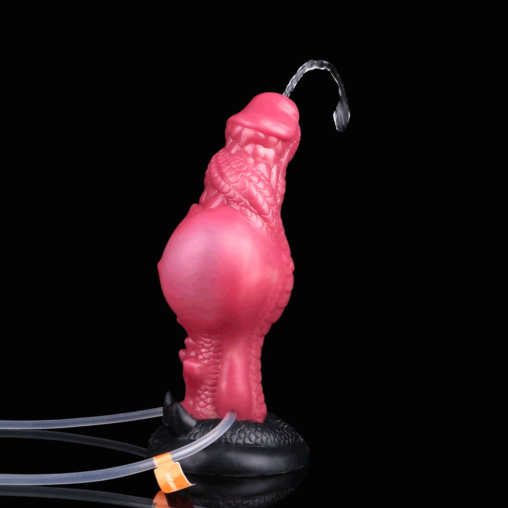 Shadowflame Ejaculating Inflatable Dildo - Maleficent