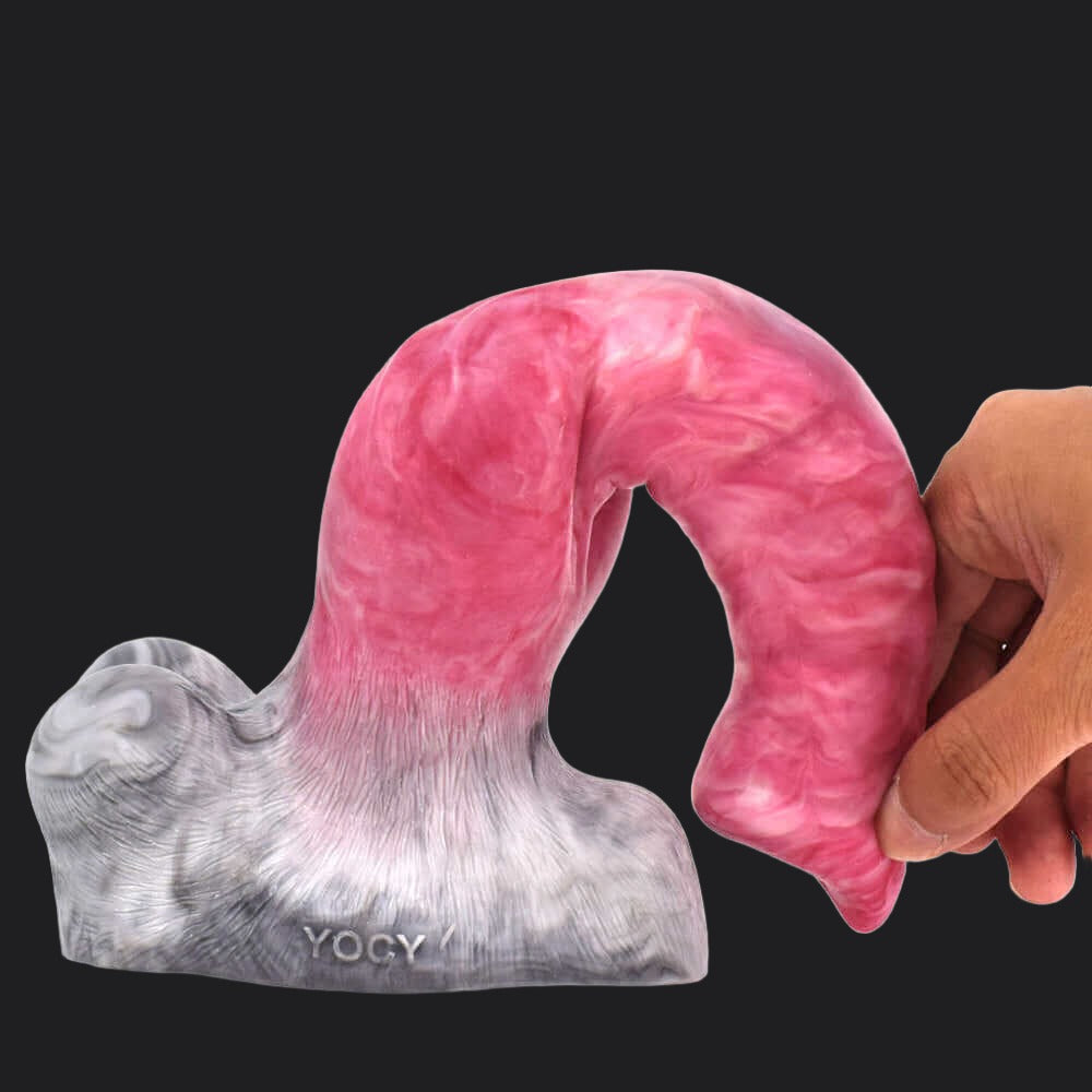 Punch Pink Monster Dildo - Lycan Werewolf