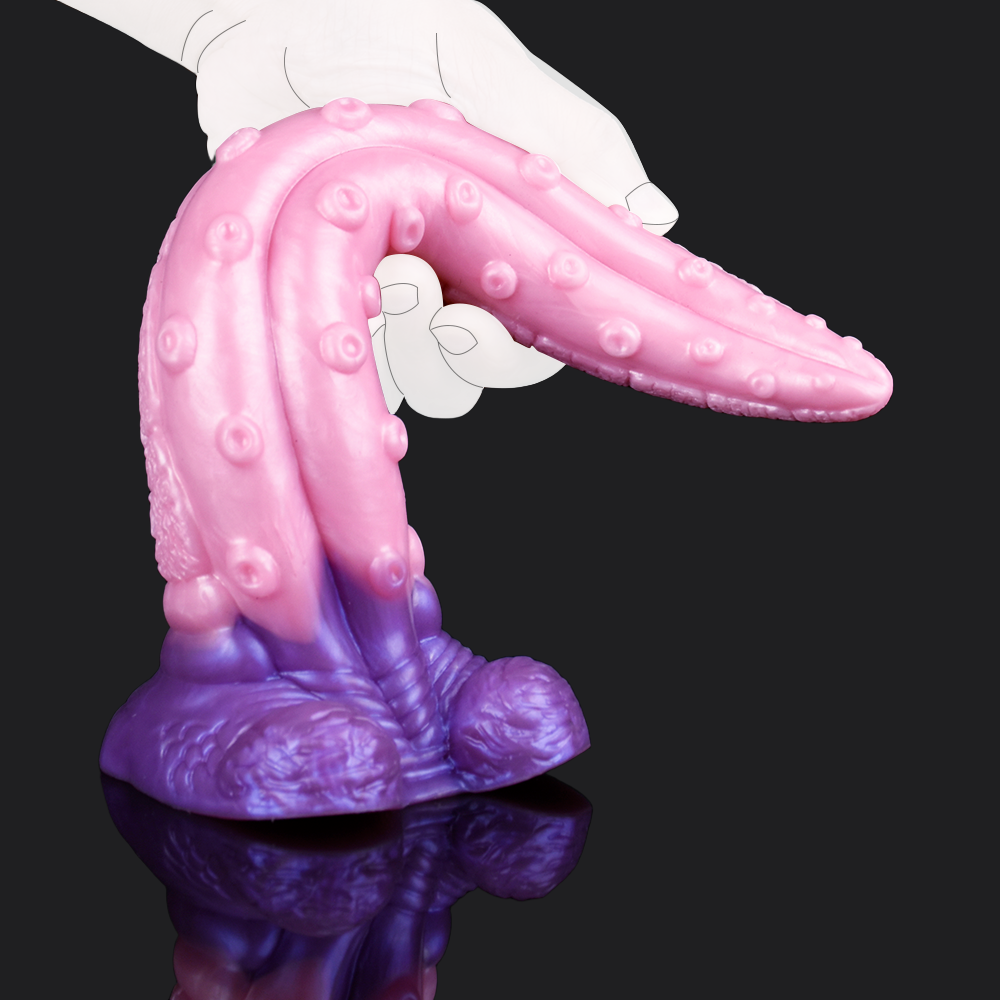 Squid Pink Tentacle Dildo - Tentacle Goddess
