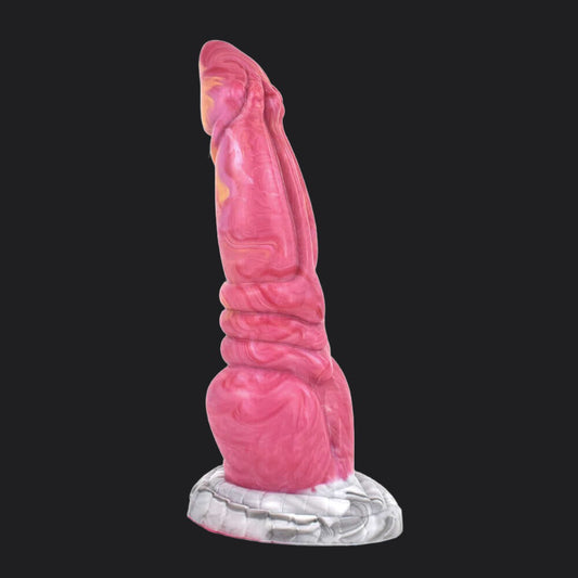 Punch Pink Dragon Dildo - Red Dragon