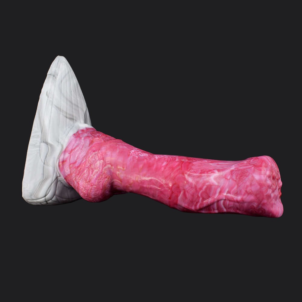 Punch Pink Squirting Dog Dildo - Great Dane