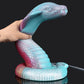 Bubble Gum Squirting Animal Dildo - King Cobra