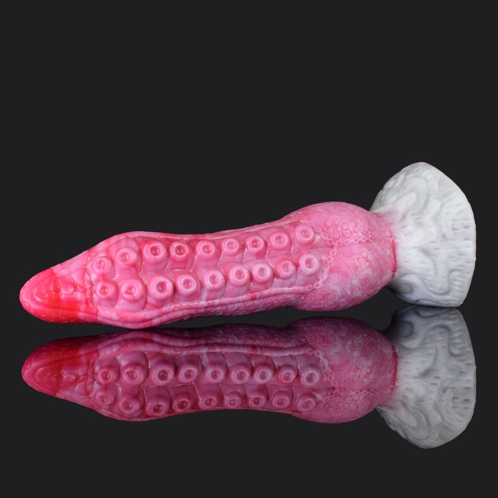 Punch Pink Monster Dildo - Tentacle Monster