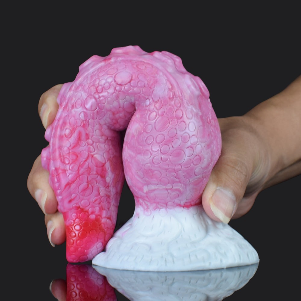 Punch Pink Monster Dildo - Tentacle Monster