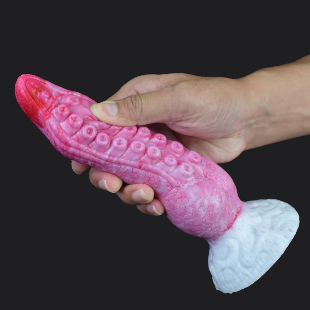 Punch Pink Monster Dildo - Tentacle Monster