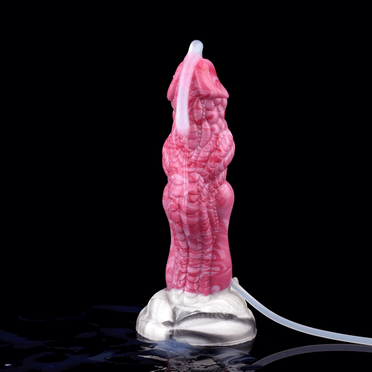 Punch Pink Squirting Dragon Dildo - Maleficent