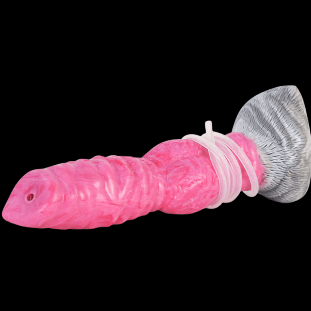 Punch Pink Squirting Dog Dildo - Wolf