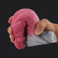 Punch Pink Dragon Dildo - Silver Dragon
