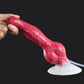 Blood Red Squirting Dragon Dildo - Cerberus