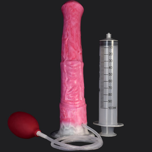 Punch Pink Squirting Horse Dildo - Bucephalus